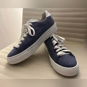 Gabor Heaven sneakers/trainers in blue suede and white laces NIB comfort